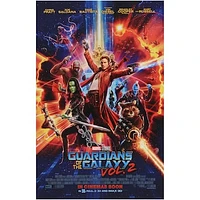 Zoe Saldana Guardians of the Galaxy Volume Autographed 11" x 17" Movie Poster
