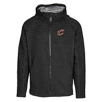 Men's Levelwear Black Cleveland Cavaliers Durham Insignia Core Full-Zip Hoodie