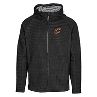 Men's Levelwear Black Cleveland Cavaliers Durham Insignia Core Full-Zip Hoodie