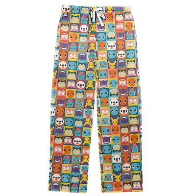 Men's White Pokemon Pajama Pants