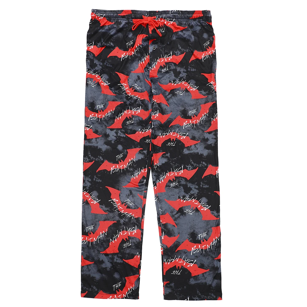 Men's Black Batman Pajama Pants