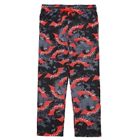 Men's Black Batman Pajama Pants