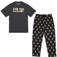 Men's  Gray Star Trek T-Shirt & Pants Sleepwear Set