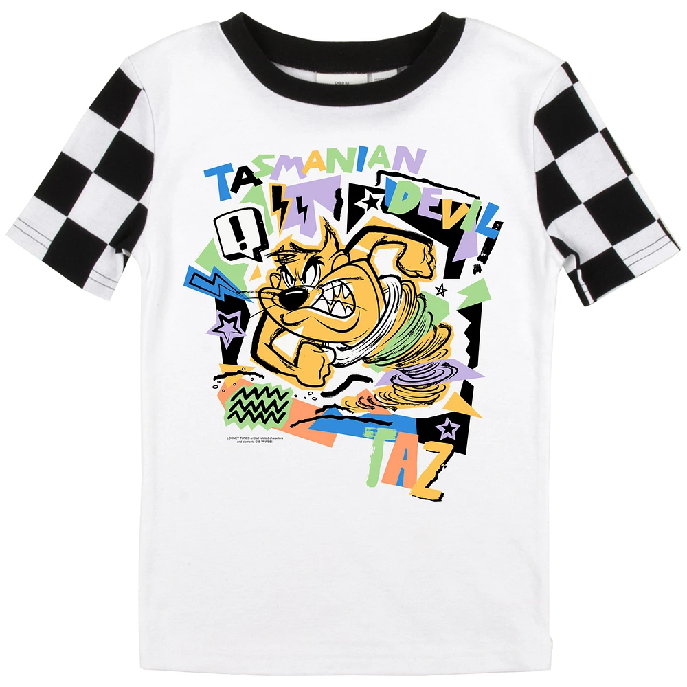 Youth Black Looney Tunes T-Shirt & Pants Sleepwear Set