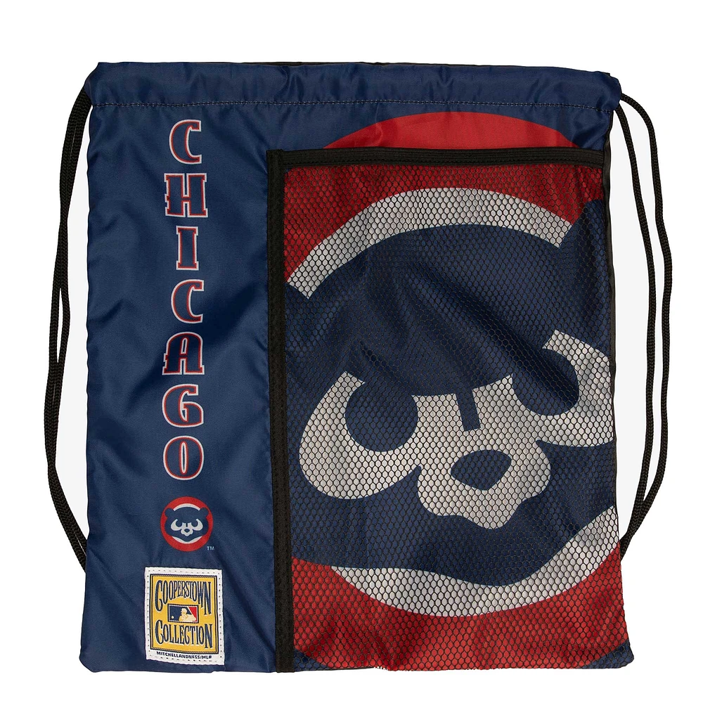 Mitchell & Ness Chicago Cubs Cooperstown Collection Logo Cinch Bag