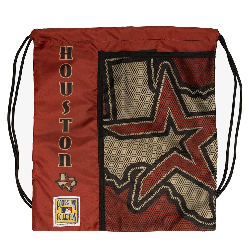 Mitchell & Ness Houston Astros Cooperstown Collection Logo Cinch Bag