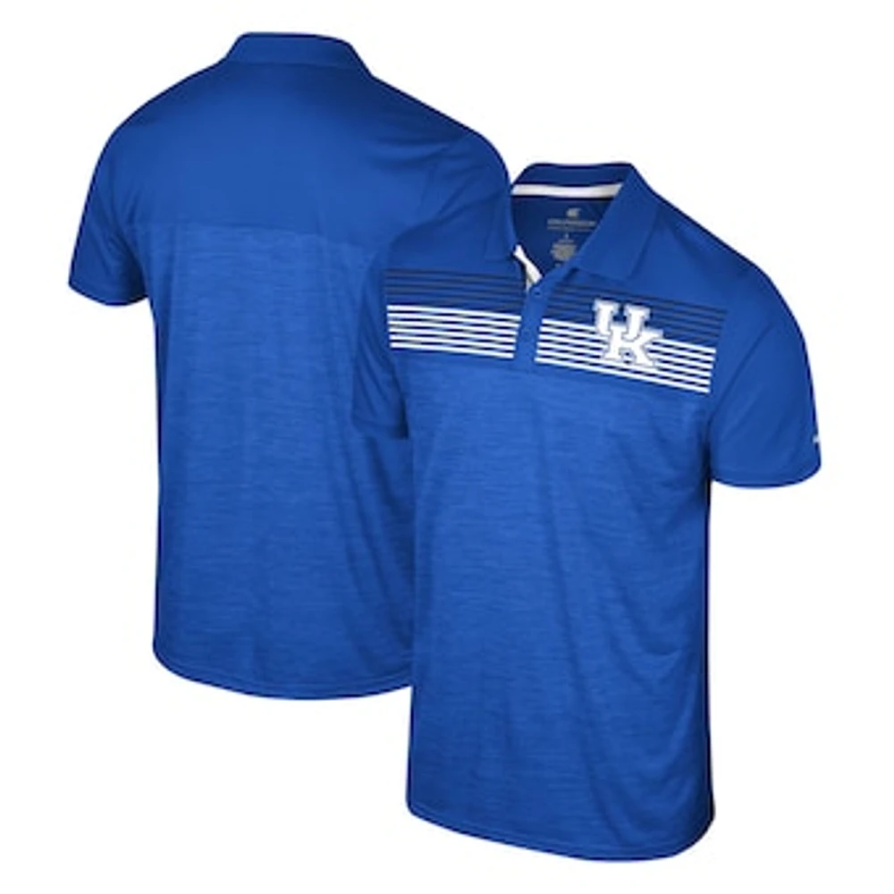 Men's Colosseum Royal Kentucky Wildcats Langmore Polo