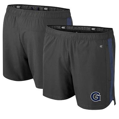 Men's Colosseum Charcoal Georgetown Hoyas Langmore Shorts