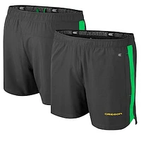 Men's Colosseum Charcoal Oregon Ducks Langmore Shorts