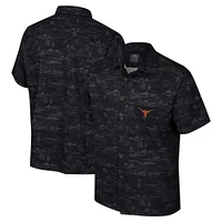 Men's Colosseum Black Texas Longhorns Ozark Button-Up Shirt