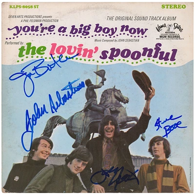 The Lovin' Spoonful Autographed You're a Big Boy Now Soundtrack with 4 Signatures - BAS