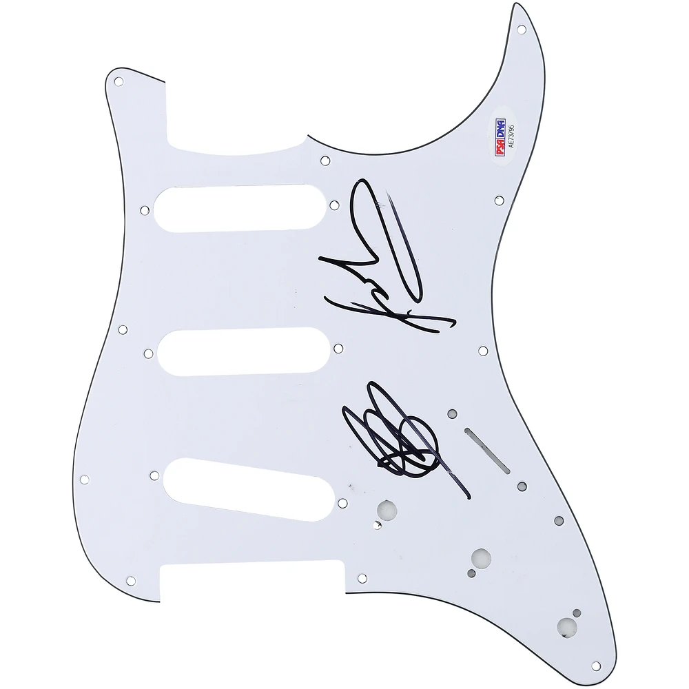 John Reznik and Robby Takac Autographed Goo Goo Dolls Pickguard - PSA