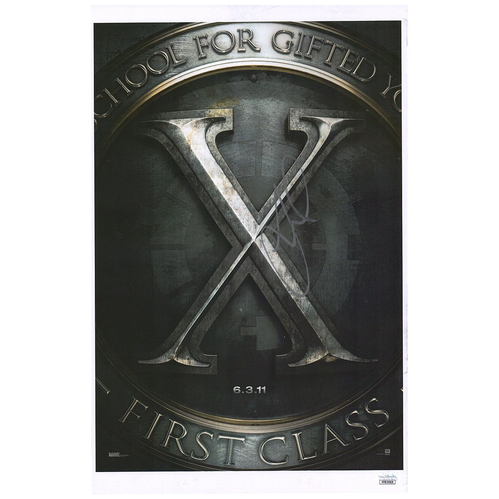 James McAvoy Autographed 12" x 18" X-Men: First Class Movie Poster - JSA