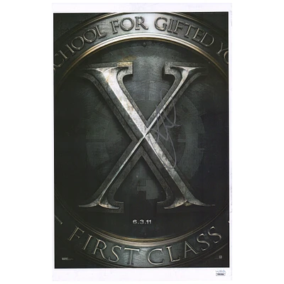 James McAvoy Autographed 12" x 18" X-Men: First Class Movie Poster - JSA