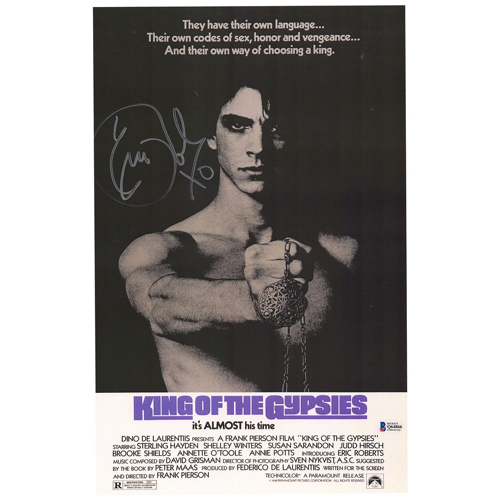 Eric Roberts Autographed 12" x 18" King of the Gypsies Movie Poster - BAS