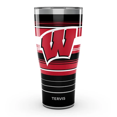 Tervis  Wisconsin Badgers 30oz. Hype Stripes Stainless Steel Tumbler
