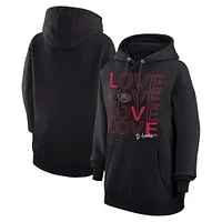 Women's G-III 4Her by Carl Banks  Black Arizona Diamondbacks Love Graphic Fleece Hoodie