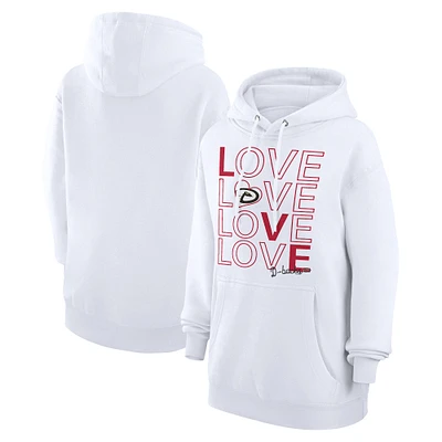 Women's G-III 4Her by Carl Banks Arizona Diamondbacks Love Graphic Fleece Hoodie