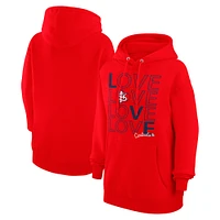 Women's G-III 4Her by Carl Banks  Red St. Louis Cardinals Love Graphic Fleece Hoodie