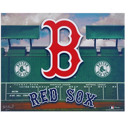 Boston Red Sox 16" x 20" Photo Print - Art and Signed by Brian Konnick - Limited Edition of 25