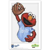 Elmo Kansas City Royals 11" x 17" Sesame Street Poster Print