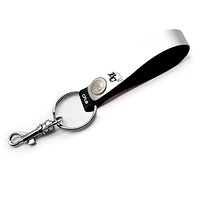 BC Lions Personalized Leather Loop Keychain