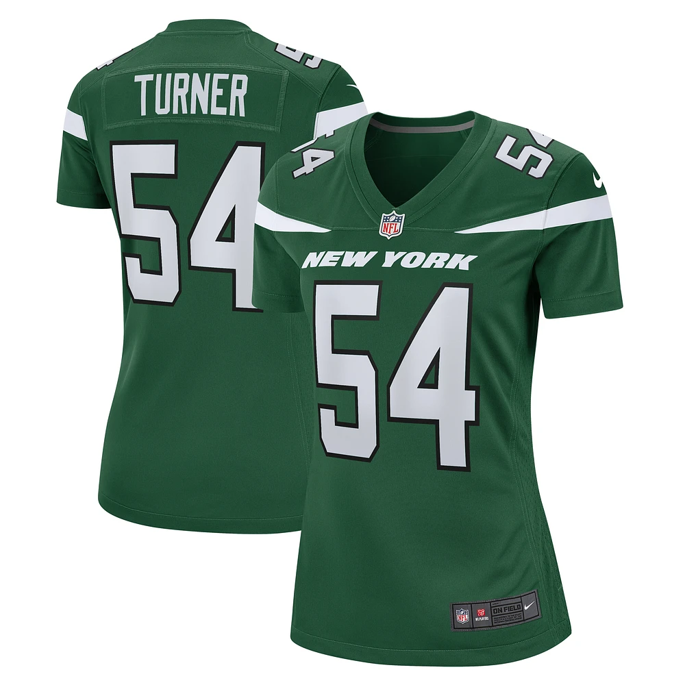 Women's Nike Billy Turner Gotham Green New York Jets  Game Jersey