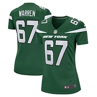 Women's Nike Carter Warren Gotham Green New York Jets  Game Jersey