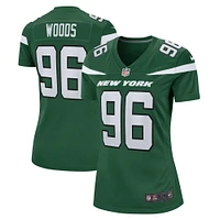 Women's Nike Al Woods Gotham Green New York Jets  Game Jersey