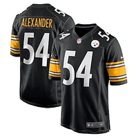 Men's Nike Kwon Alexander  Black Pittsburgh Steelers Game Jersey