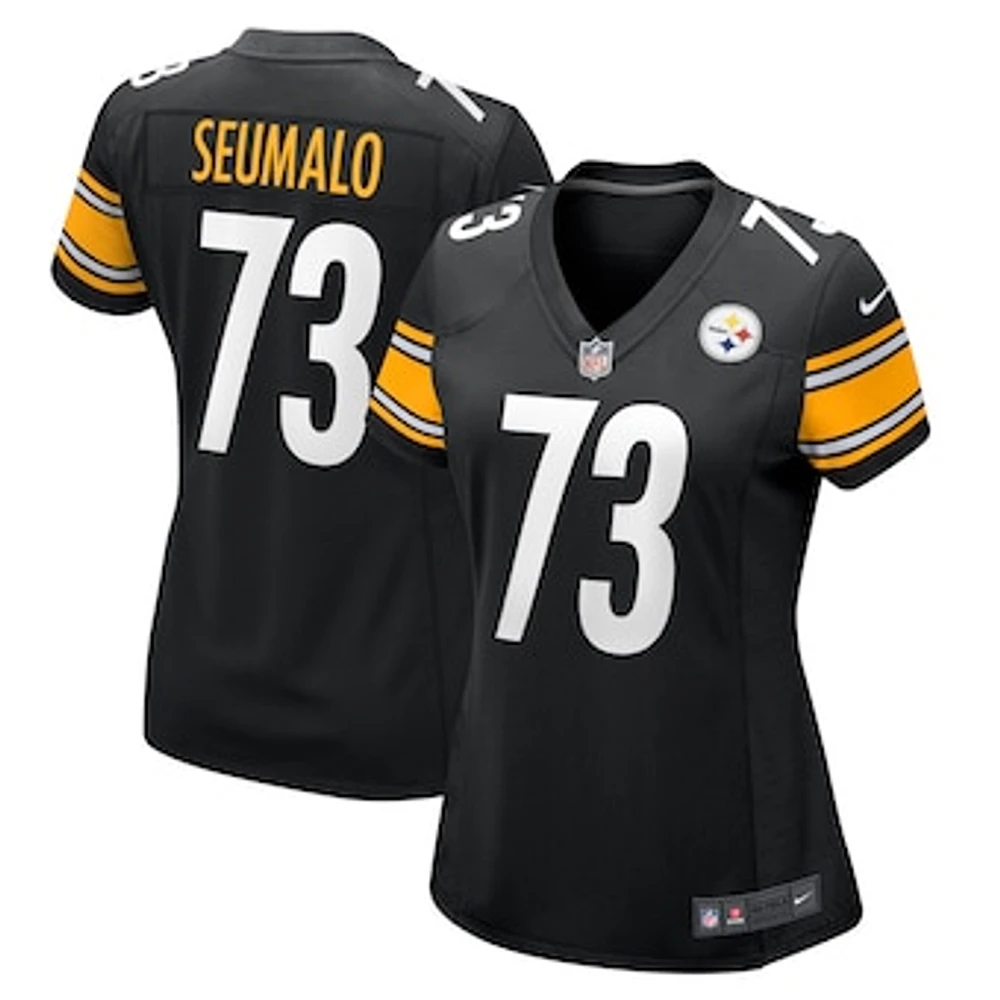 Women's Nike Isaac Seumalo  Black Pittsburgh Steelers Game Jersey