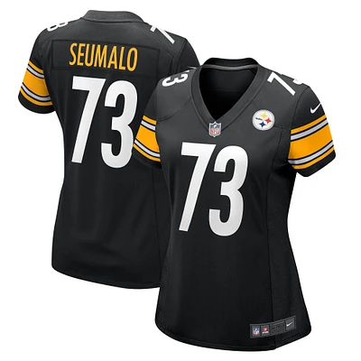 Women's Nike Isaac Seumalo  Black Pittsburgh Steelers Game Jersey