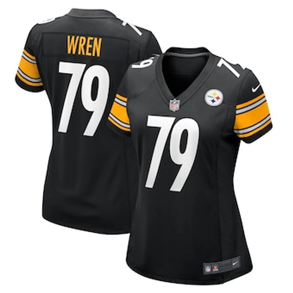 Women's Nike Renell Wren  Black Pittsburgh Steelers Game Jersey