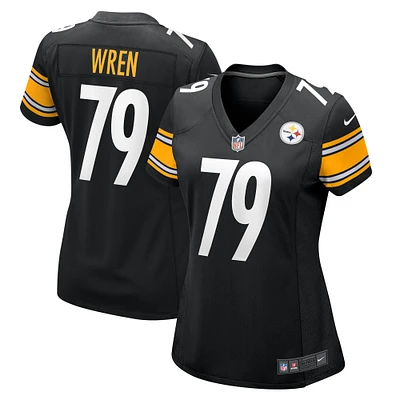 Women's Nike Renell Wren  Black Pittsburgh Steelers Game Jersey