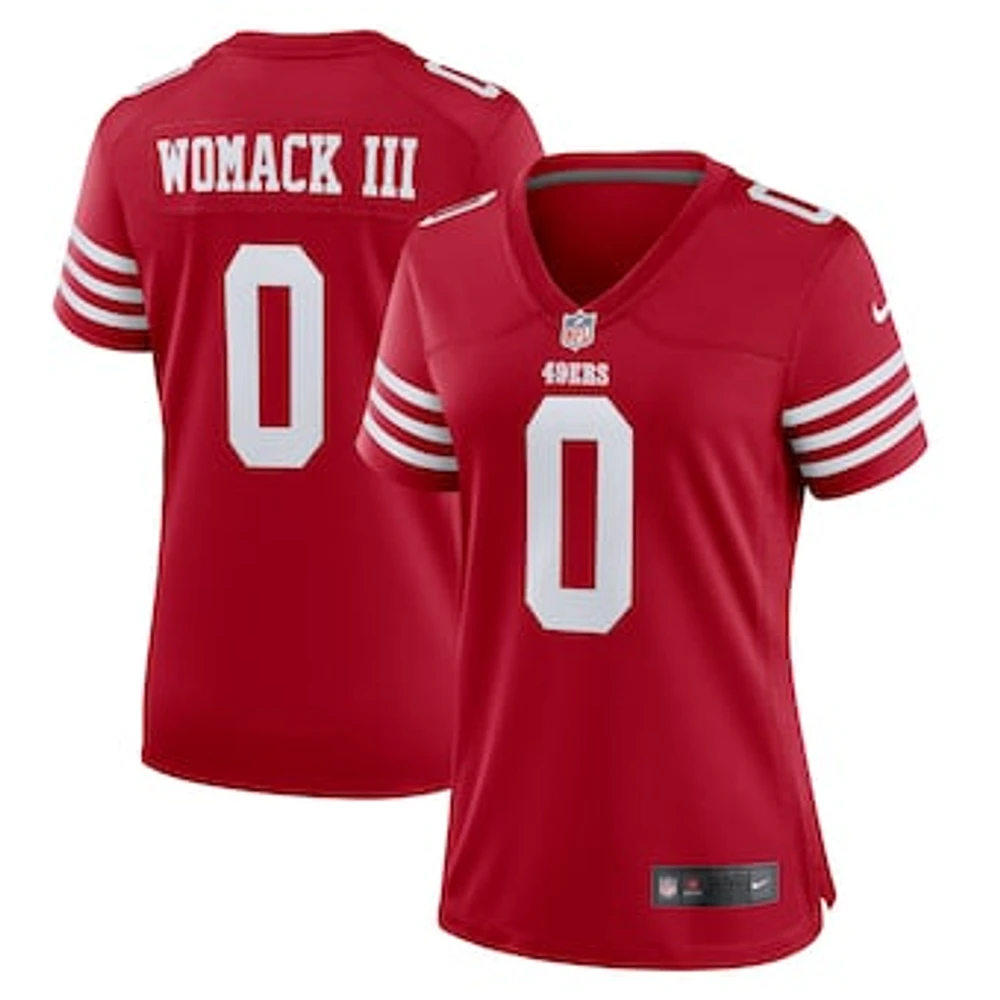 Women's Nike Samuel Womack III  Scarlet San Francisco 49ers Game Jersey