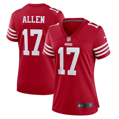 Women's Nike Brandon Allen  Scarlet San Francisco 49ers Game Jersey