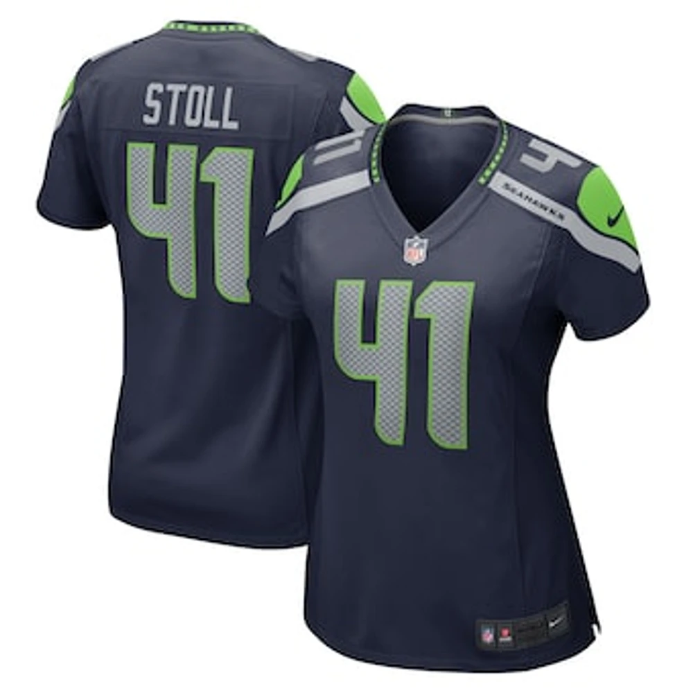 Women's Nike Chris Stoll College Navy Seattle Seahawks  Game Jersey