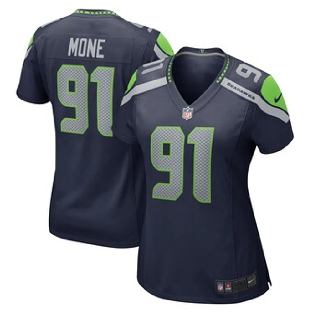 Women's Nike Bryan Mone College Navy Seattle Seahawks  Game Jersey