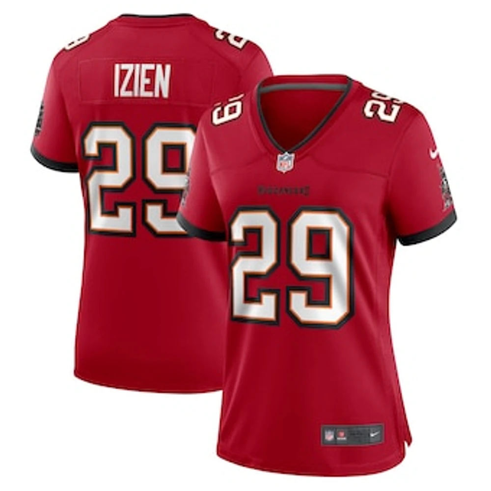 Women's Nike Christian Izien  Red Tampa Bay Buccaneers Game Jersey