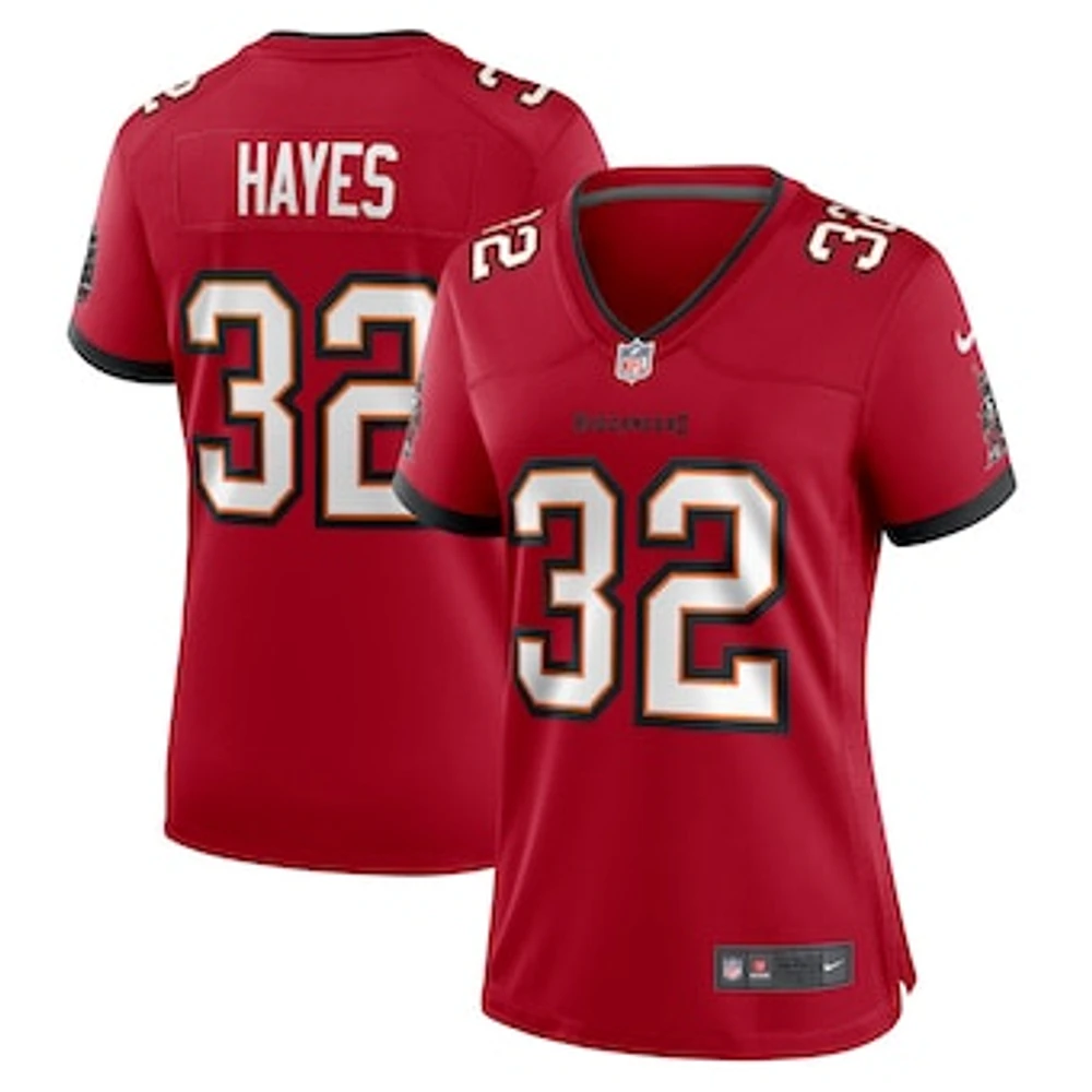 Women's Nike Josh Hayes  Red Tampa Bay Buccaneers Game Jersey