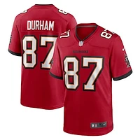 Men's Nike Payne Durham  Red Tampa Bay Buccaneers Game Jersey