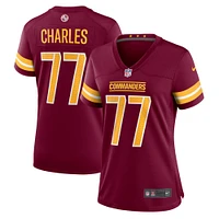 Women's Nike Saahdiq Charles  Burgundy Washington Commanders Game Jersey