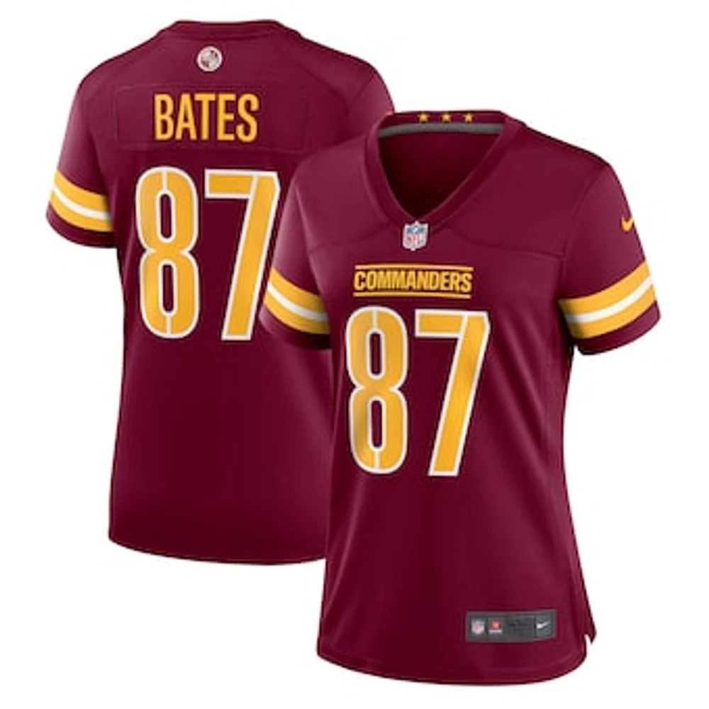 Women's Nike John Bates  Burgundy Washington Commanders Game Jersey