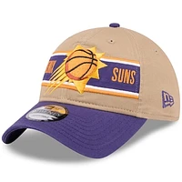 Men's New Era Tan/Purple Phoenix Suns 2024 NBA Draft 9TWENTY Adjustable Hat