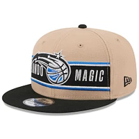 Youth New Era Tan/Black Orlando Magic 2024 NBA Draft 9FIFTY Snapback Hat