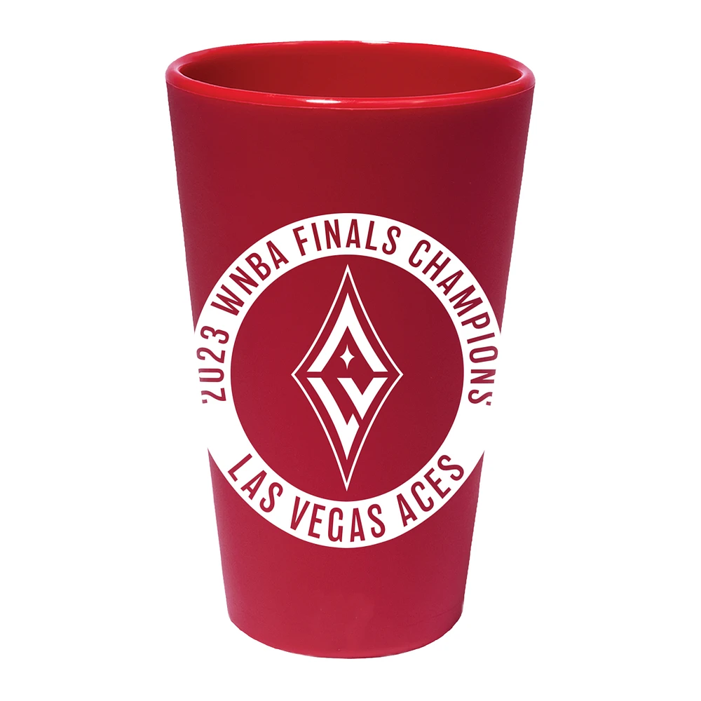 WinCraft  Las Vegas Aces 2023 WNBA Finals Champions 16oz. Silicone Pint Glass