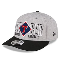 Men's New Era  Gray Texas Rangers 2023 Division Series Winner Locker Room Low Profile 9FIFTY Snapback Hat