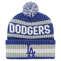 Men's '47 Royal Los Angeles Dodgers  Bering Cuffed Knit Hat with Pom