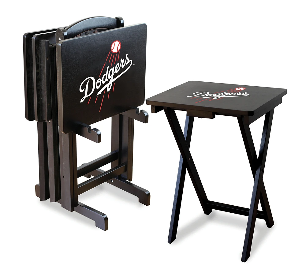 Imperial Los Angeles Dodgers 4-Piece TV Tray Set