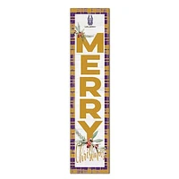 UAlbany Great Danes 12'' x 48'' Outdoor Merry Christmas Leaner